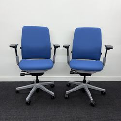 LIKE NEW CONDITION STEELCASE AMIA CHAIRS FULLY LOADED WITH LUMBAR SUPPORT! 
