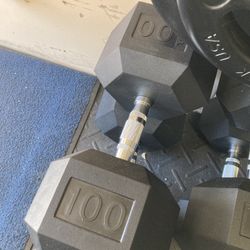 100lbs Dumbbells 1 Pair $374