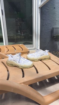 Balenciaga Triple S White Sneakers