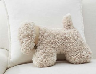 Pottery Barn Nursery Dog Plush Pillow