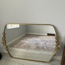 Antique Gilded Mirror