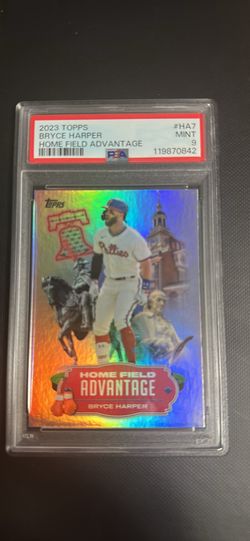 Topps 2023 Bryce Harper Home Field Advantage.PSA 9