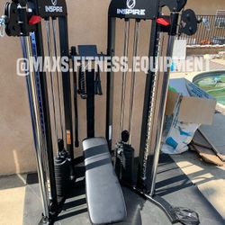 NEW INSPIRE FTX FUNCTIONAL TRAINER WITH ATTACHMENTS