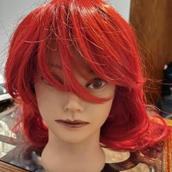 Red Long Curly Cosplay Wig