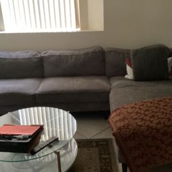 Living Spaces Sectional Sofa