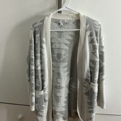 Aztec  Print Cardigan 