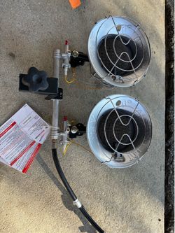 Propane tank top heater