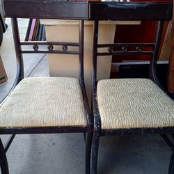 5 Chairs - Antique / Vintage 