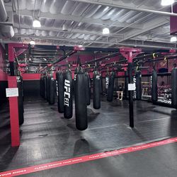 Custom Bag Rack. UFC Gym