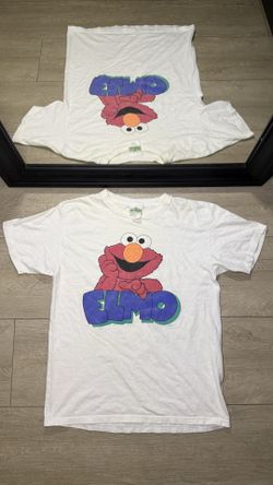 Vintage 1990s Sesame Street Elmo Jim Henson Single Stitch Shirt