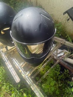 Matte Black Full-Face Motorcycle Helmet