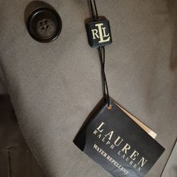 Ralph Lauren Mens Lined Raincoat