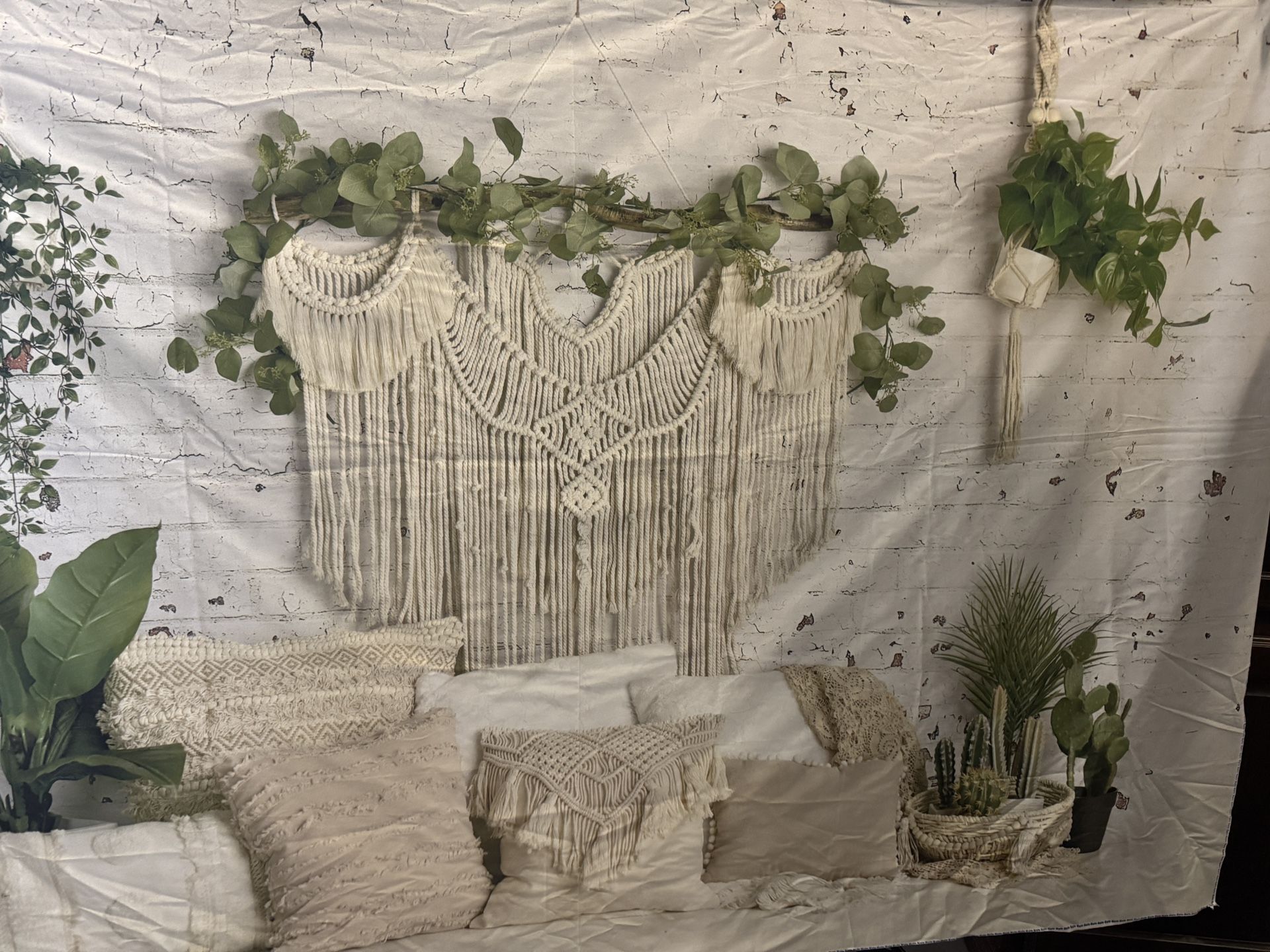 Large, Beautiful Boho Style Backdrop