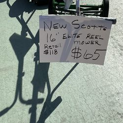 New Scott’s 16” Reel Lawn Mowers