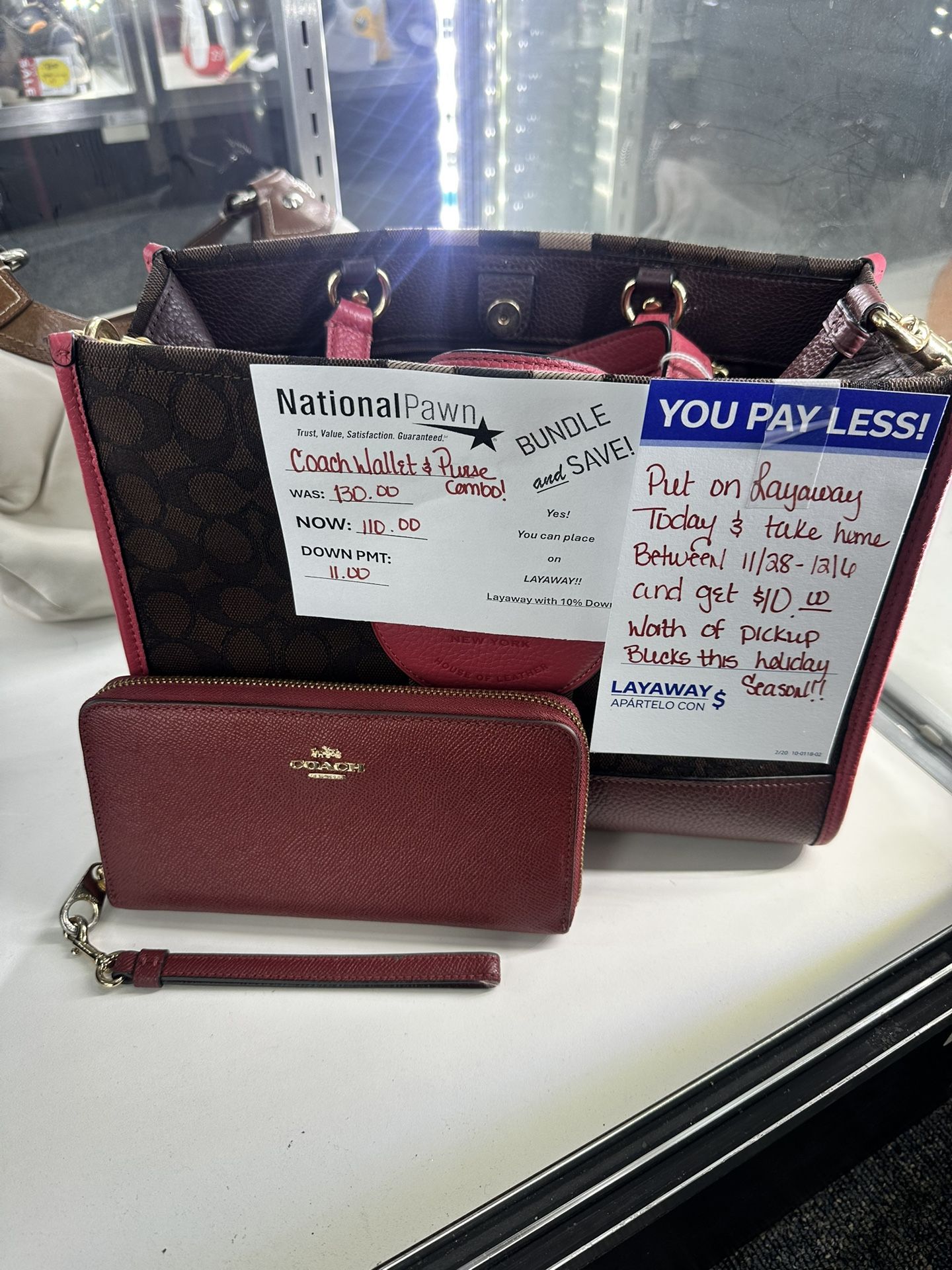 Coach Wallet/purse Combo