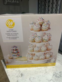Wilton 4 Tier Treat Tower Cupcake Stand …Only used once