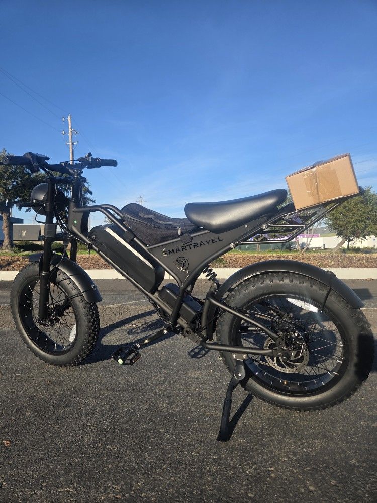 Brand New Electric Bike 31mph,20inch Fat Tire,with Riding Bag And Rack