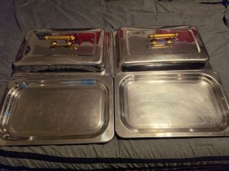 2x BonChef Serving/catering trays 21x13x4