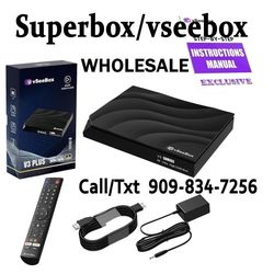 VSEEBOX V3 PLUS - BRAND NEW  - AUTHORIZED DEALER  - 1 YEAR WARRANTY  SUPERBOX