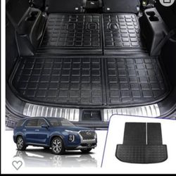 Rongtaod cargo mat Compatible With Hyundai Palisade 2020-2024 Trunk Mat