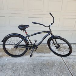 Black Beach Cruiser Tiptide