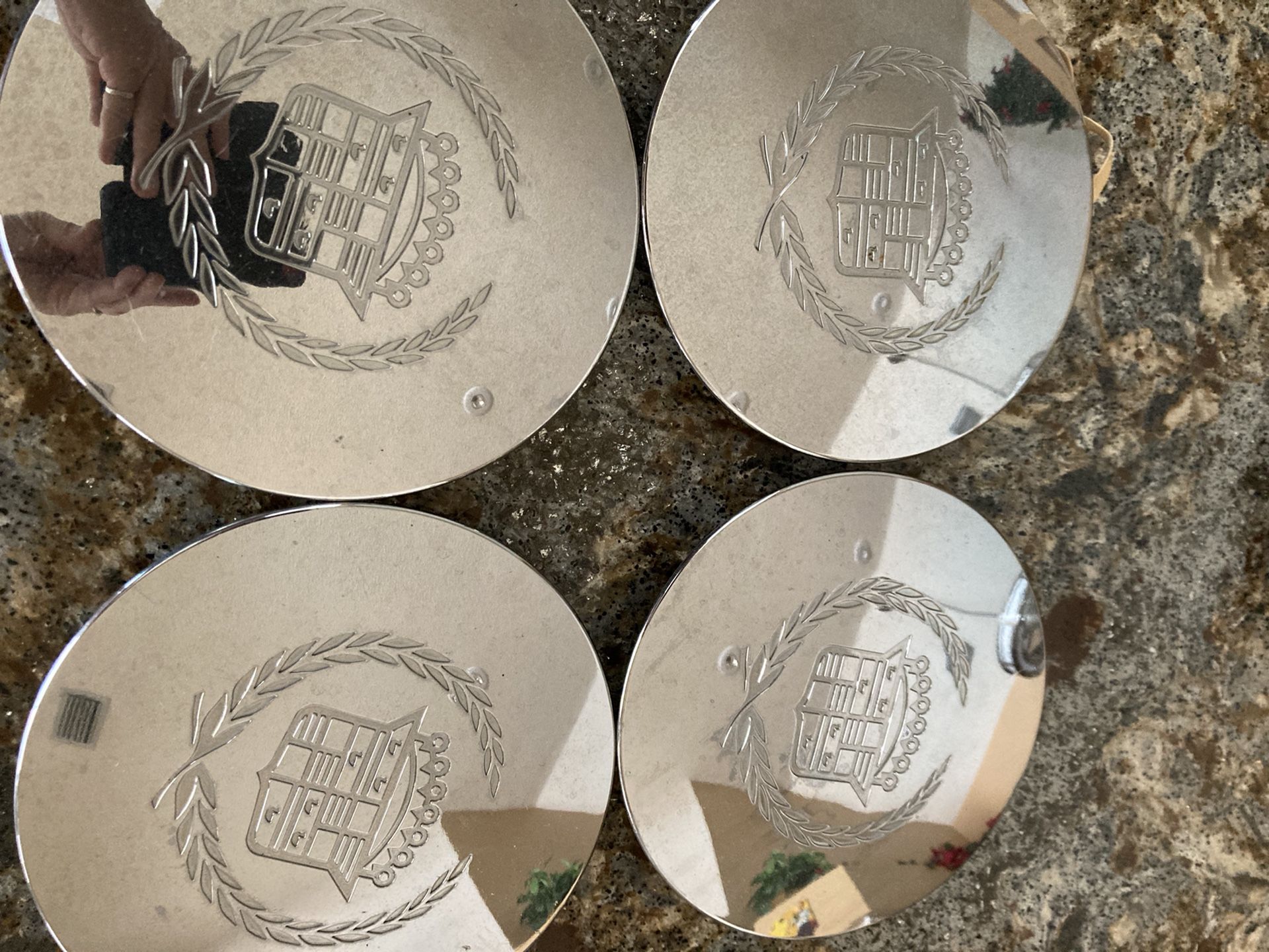 Cadillac Center hubcaps (4)