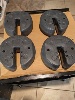 Canopy Weight Set (4) to secure tent, canopies - Fillable