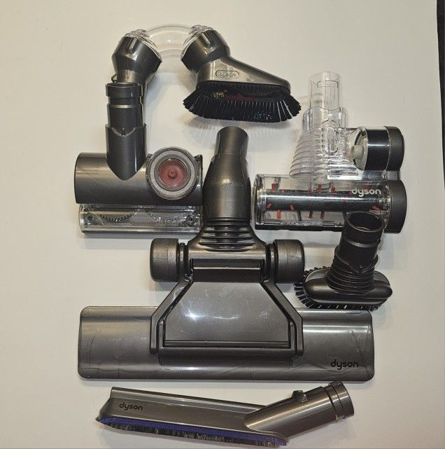 Six genuine OEM Dyson Vacuum Cleaner attachments