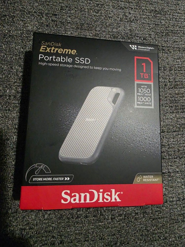 Sandisk Extreme Portable SSD 1 TB