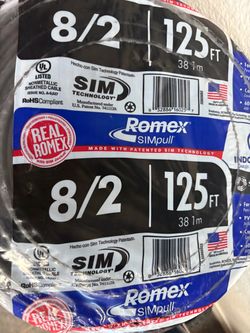 New Romex wire 8/2