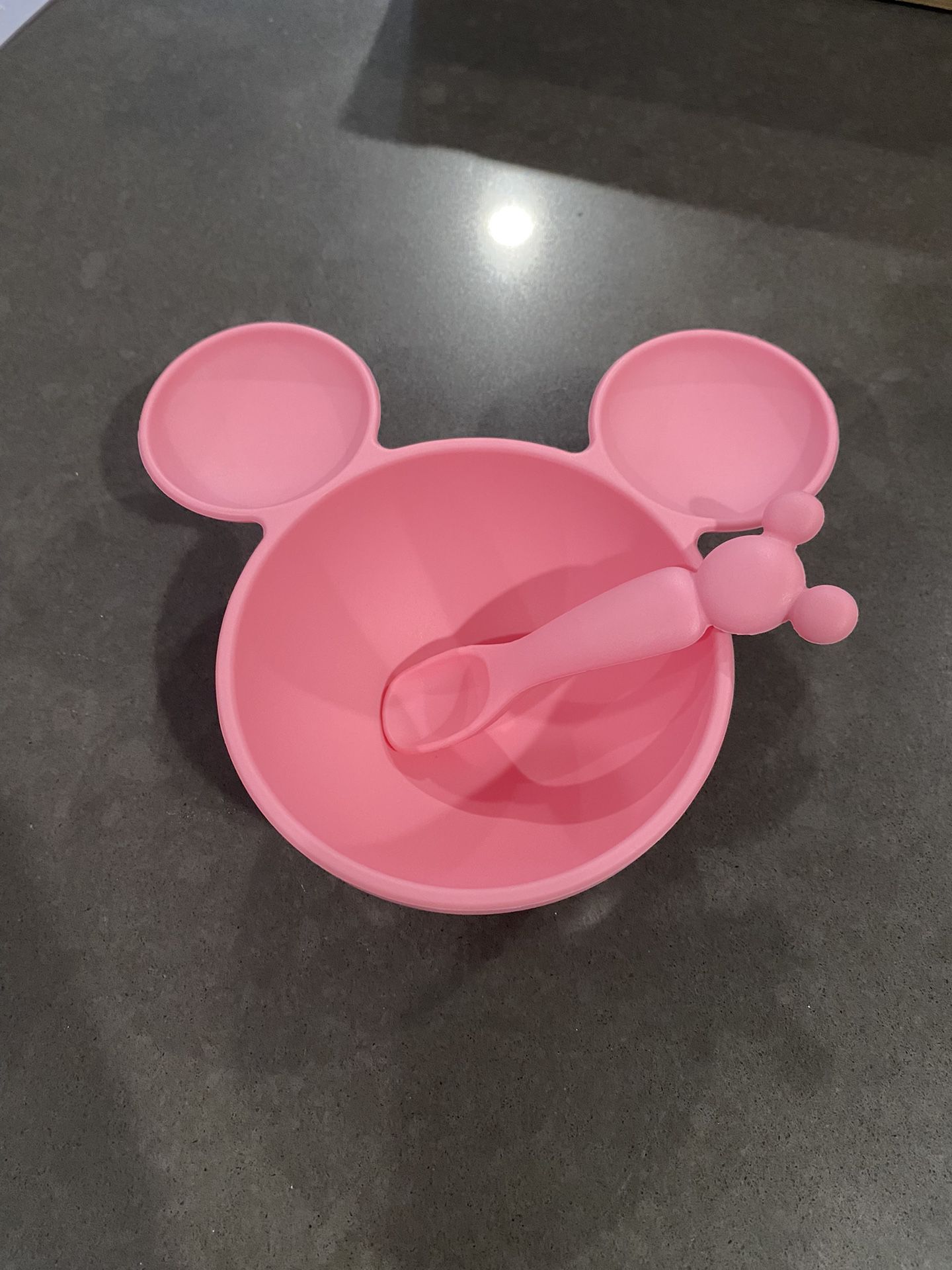 Mini Mouse Baby Suction Bowl And Spoon 