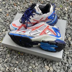 Balenciaga Runner Grey Red Blue