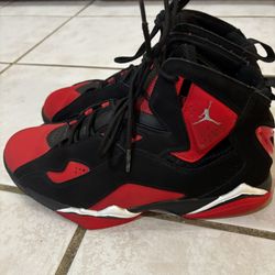jordan true flight black and red, 8.5 mens 