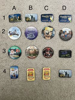 Disney buttons / pins