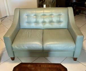 Genuine Leather Loveseat