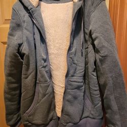 Sherpa Lined Hoodie, XXL