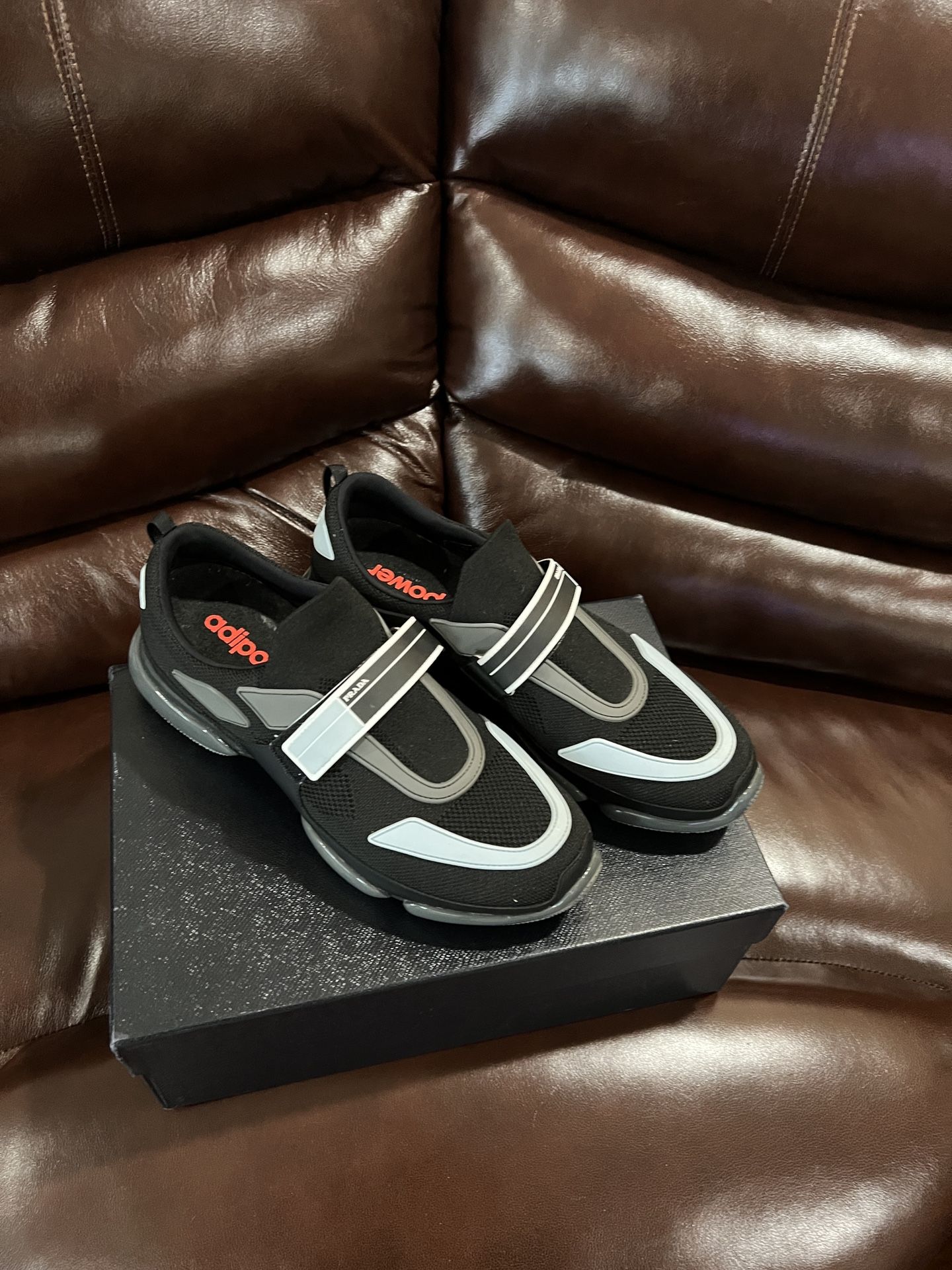 Prada Cloudburst Black And Blue Sz10.5