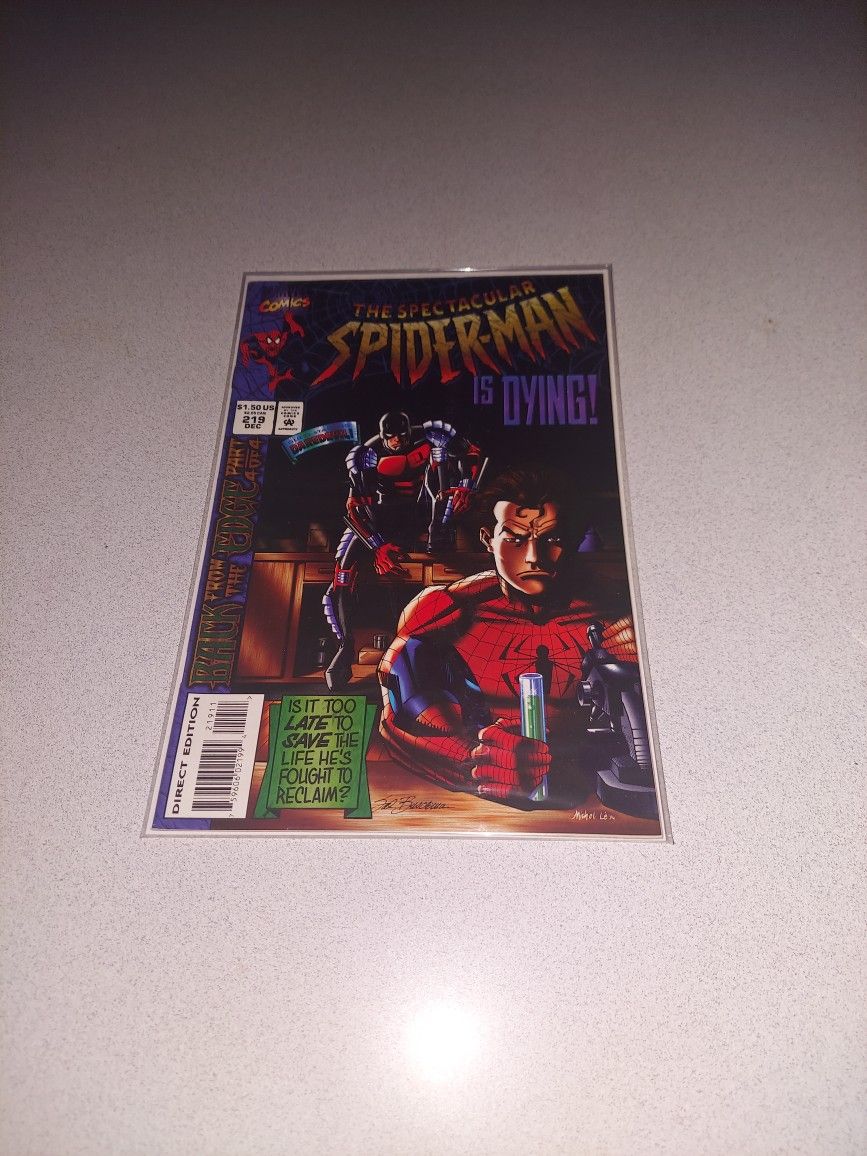 1994 THE SPECTACULAR SPIDER-MAN #219 COMIC BAGGED AND BOARDED