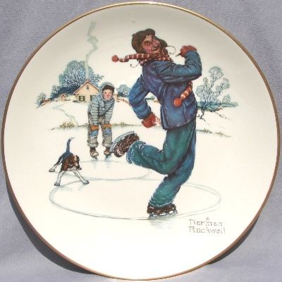 Norman Rockwell Plates: 1974 Four Seasons By Gorham Fine China