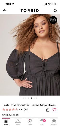 vestido de la tienda torrid talla 00 nuevo $30 o mejor oferta