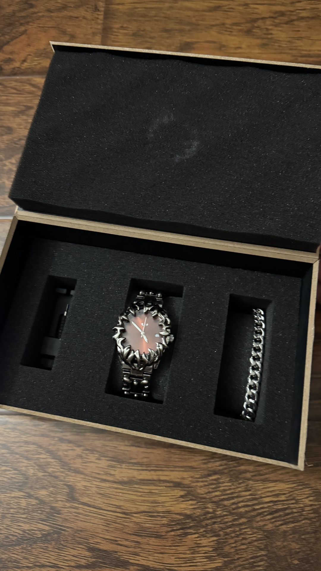 Alabaster Industries Watch Red Dial READ DESCRIPTION