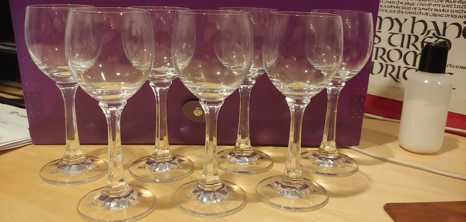Crystal Cordial Glasses