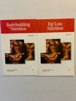 Rare vintage, soft cover Bodybuilding and Nutrition Books