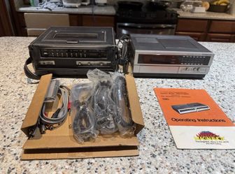 Magnavox VHS VCR System with Cables and Manual
