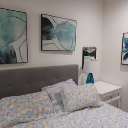 Queen Size Bed With Headboard 