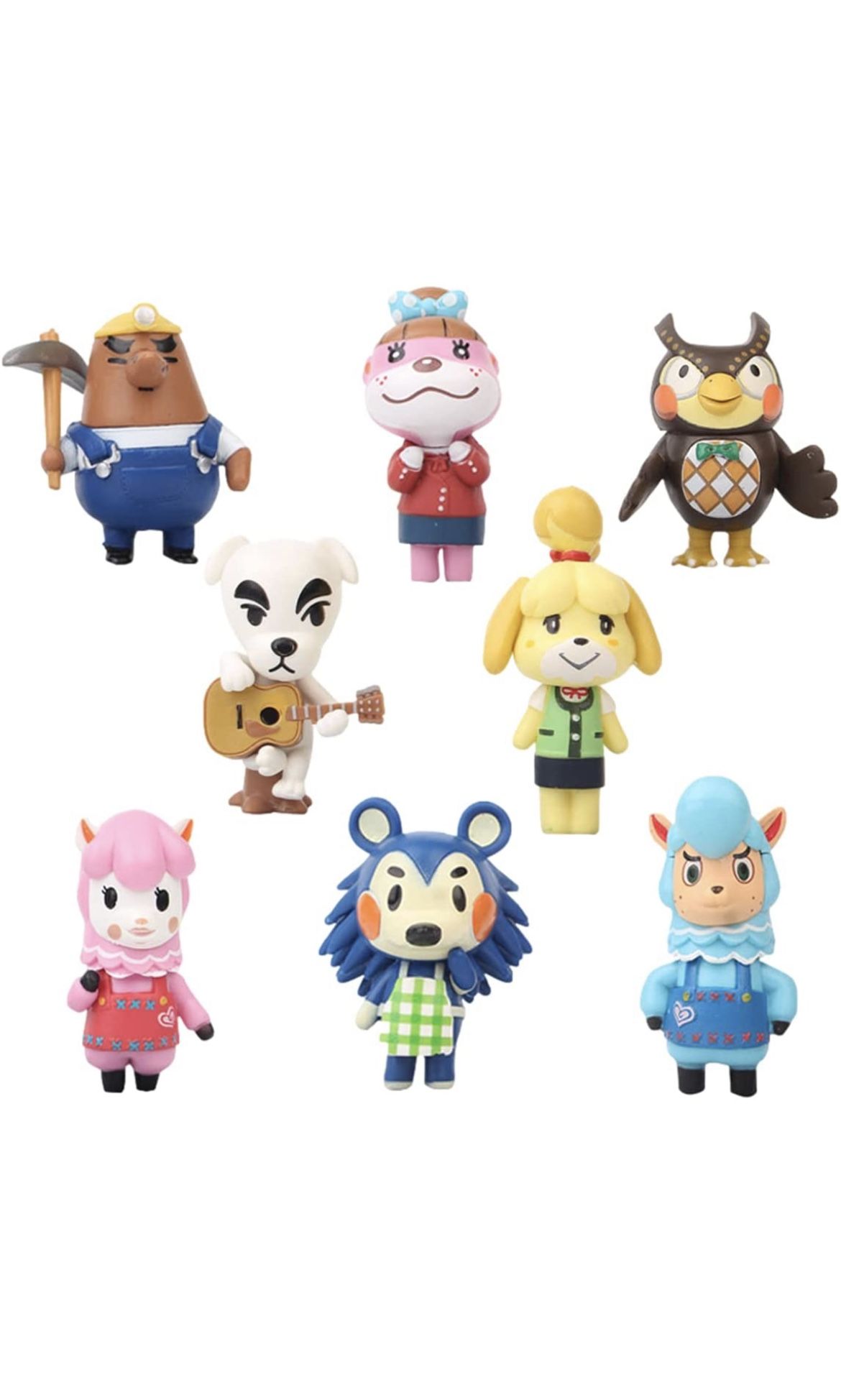 8 Pcs Cake Toppers for Animal Crossing | LIKE NEW