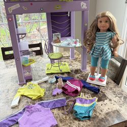 American Girl Doll McKenna Loft Bed + Leotards