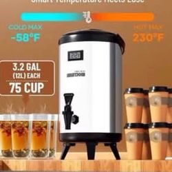Insulated Beverage Dispenser Hot/Cold 75 Cup