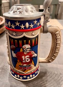 Joe Montana Beer Stine