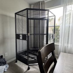A & E Cage Co Extra Large Corner Bird Cage (BIRD NOT INCLUDED)